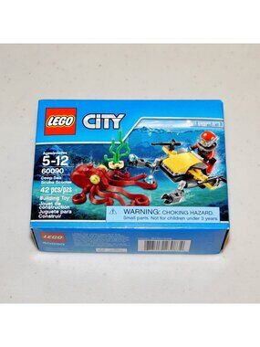 2015 LEGO City Deep Sea Scuba Scooter MIB New 60090